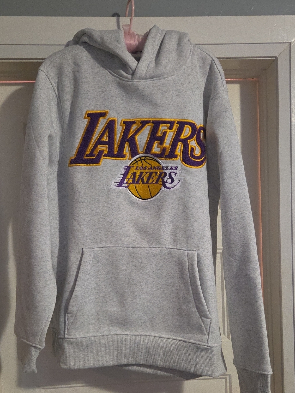 Los Angeles Lakers Gray Crewneck Sweatshirt - Men's